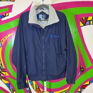 Port & Co, Vigortone Navy Blue Jacket. Size Medium. Excellent condition!